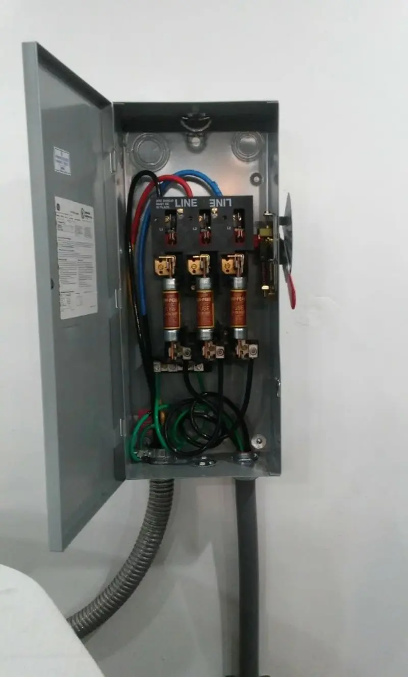 Three-phase disconnect switch installed for Electrical Wiring & Rewiring in Kanab